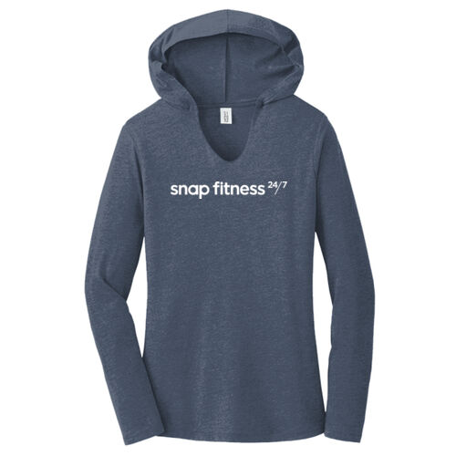 Snap Fitness - Women's Perfect Tri ® Long Sleeve Hoodie Thumbnail