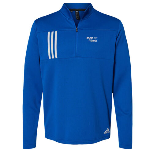 Snap Fitness - 3-Stripes Double Knit Quarter-Zip Pullover Thumbnail